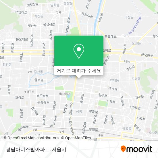 경남아너스빌아파트 지도