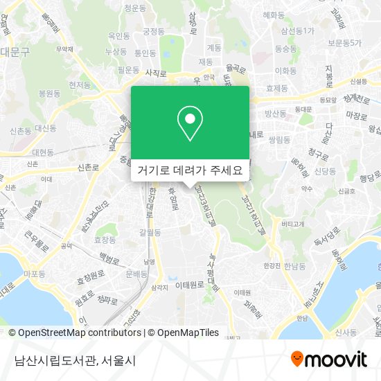 남산시립도서관 지도