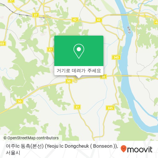 여주Ic 동측(본선) (Yeoju Ic Dongcheuk ( Bonseon )) 지도