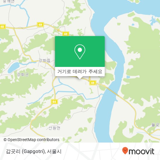 갑곳리 (Gapgotri) 지도