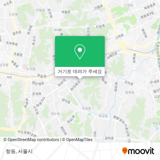 항동 지도