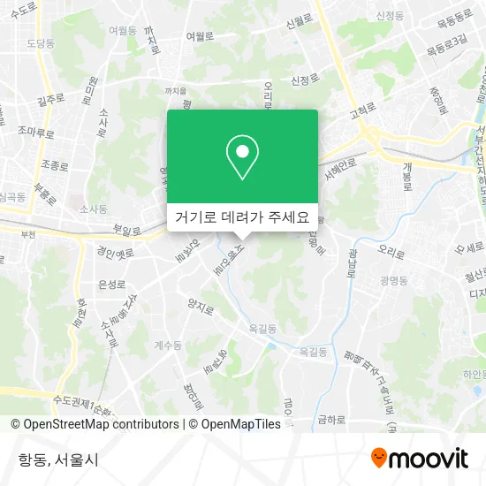 항동 지도