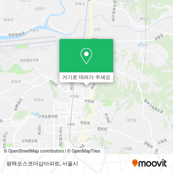 평택포스코더샵아파트 지도