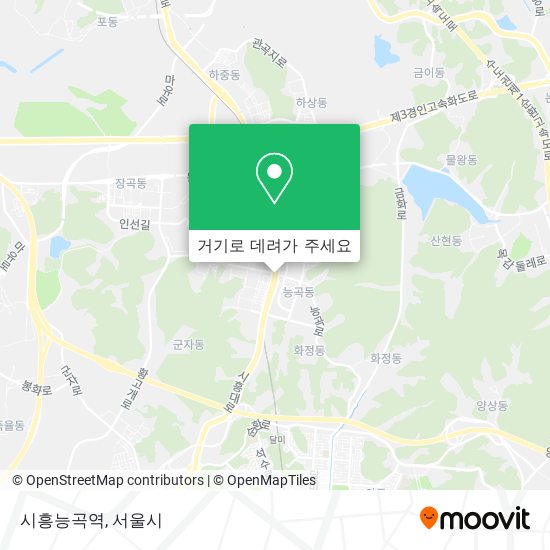 시흥능곡역 지도