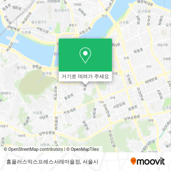 홈플러스익스프레스서래마을점 지도