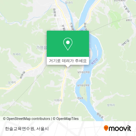 한솔교육연수원 지도