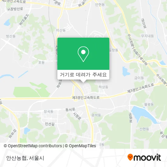 안산농협 지도
