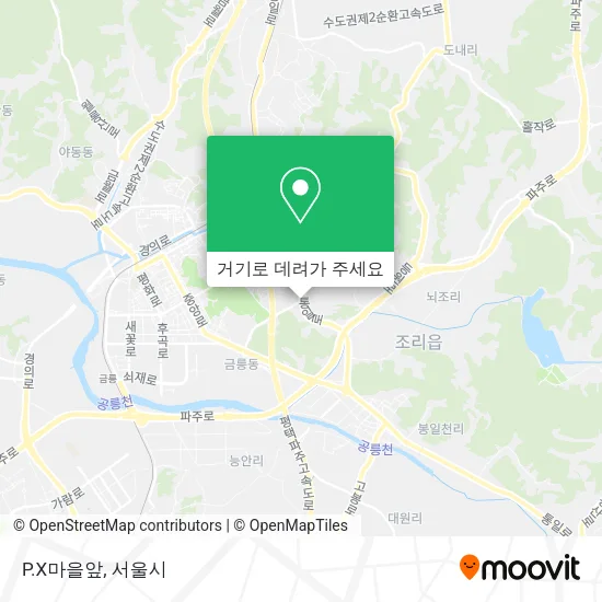 P.X마을앞 지도