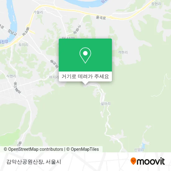 감악산공원산장 지도