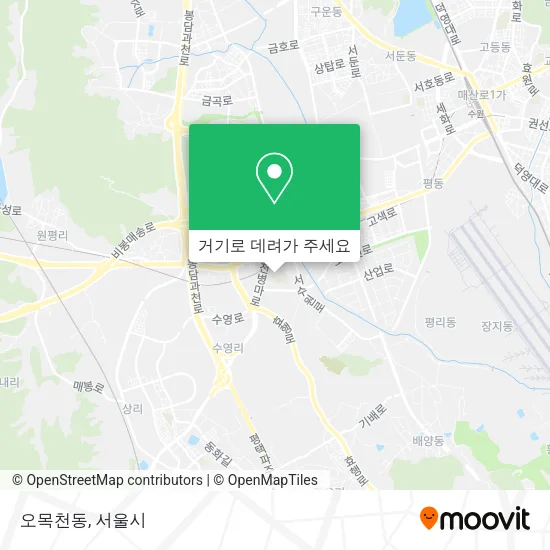 오목천동 지도