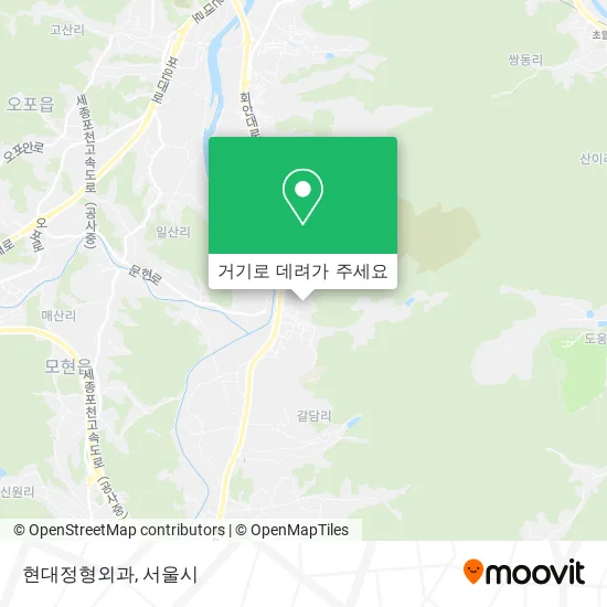 현대정형외과 지도