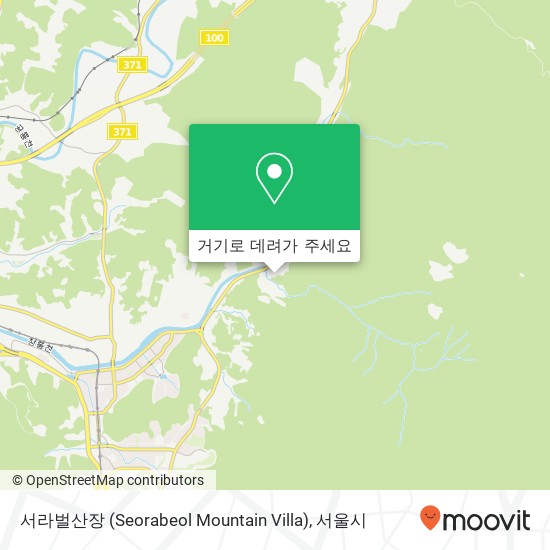 서라벌산장 (Seorabeol Mountain Villa) 지도