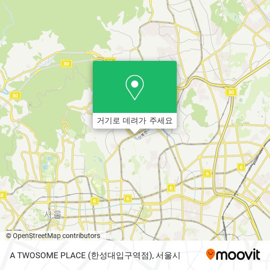 A TWOSOME PLACE (한성대입구역점) 지도