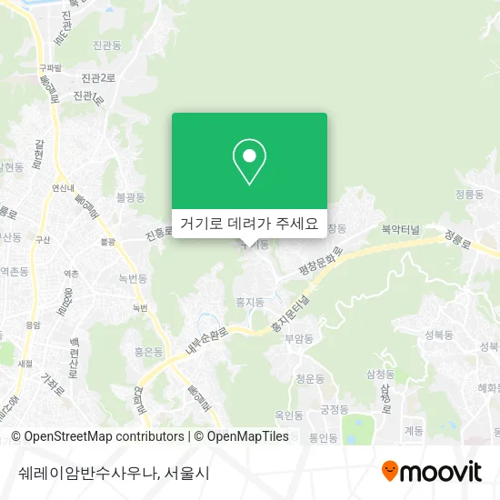 쉐레이암반수사우나 지도