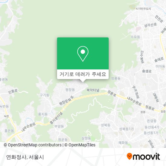 연화정사 지도