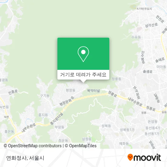 연화정사 지도