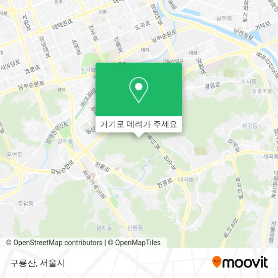 구룡산 지도