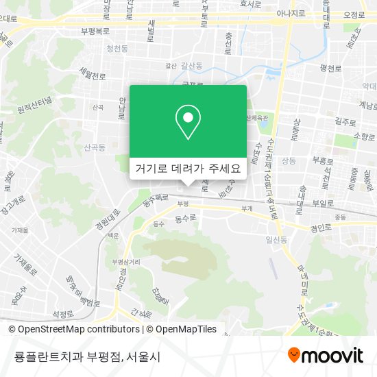 룡플란트치과 부평점 지도