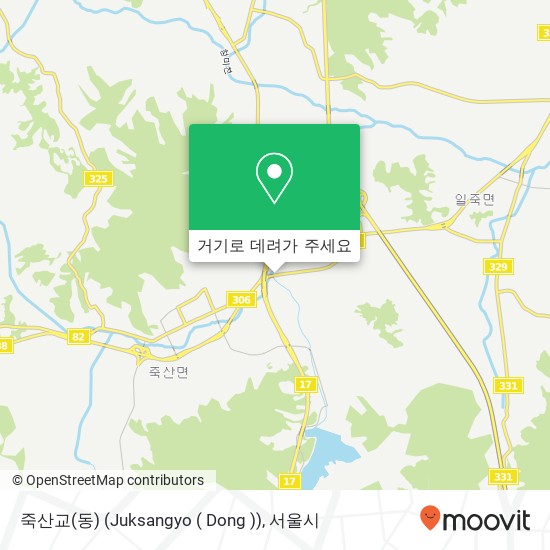 죽산교(동) (Juksangyo ( Dong )) 지도