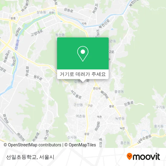 선일초등학교 지도