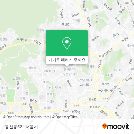 동선동5가 지도