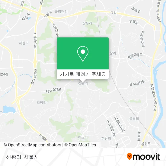 신왕리 지도