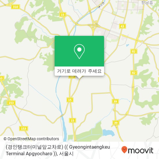 (경인탱크터미널앞교차로) (( Gyeongintaengkeu Terminal Apgyocharo )) 지도