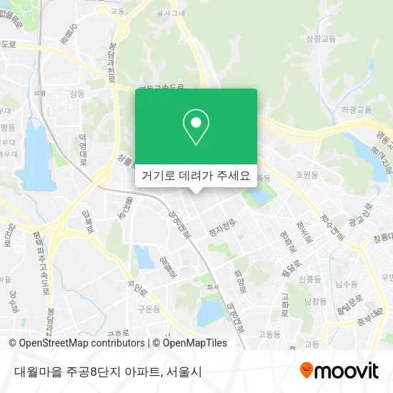 대월마을 주공8단지 아파트 지도