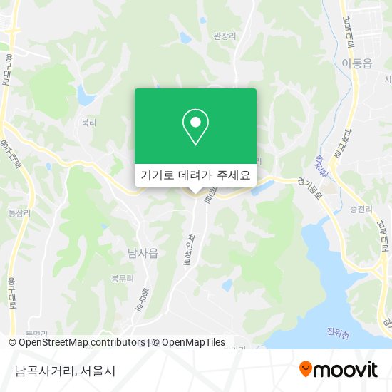 남곡사거리 지도