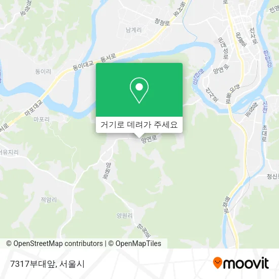 7317부대앞 지도