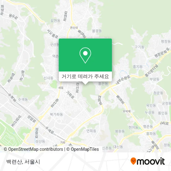 백련산 지도