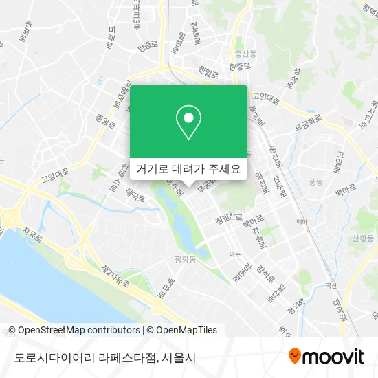 도로시다이어리 라페스타점 지도