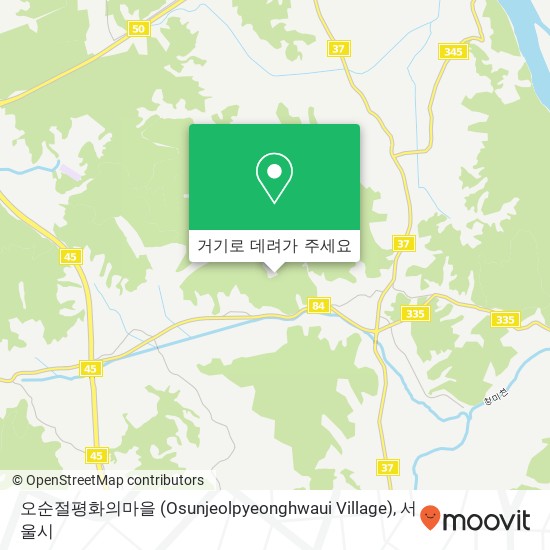 오순절평화의마을 (Osunjeolpyeonghwaui Village) 지도