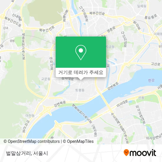 벌말삼거리 지도