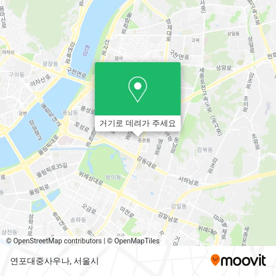 연포대중사우나 지도