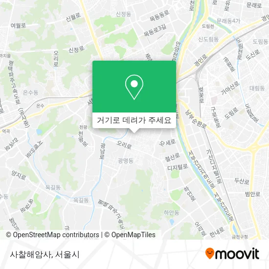 사찰해암사 지도