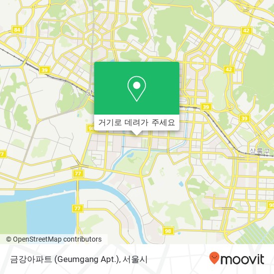 금강아파트 (Geumgang Apt.) 지도