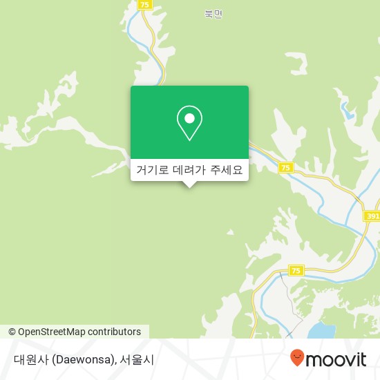 대원사 (Daewonsa) 지도