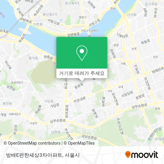 방배E편한세상3차아파트 지도