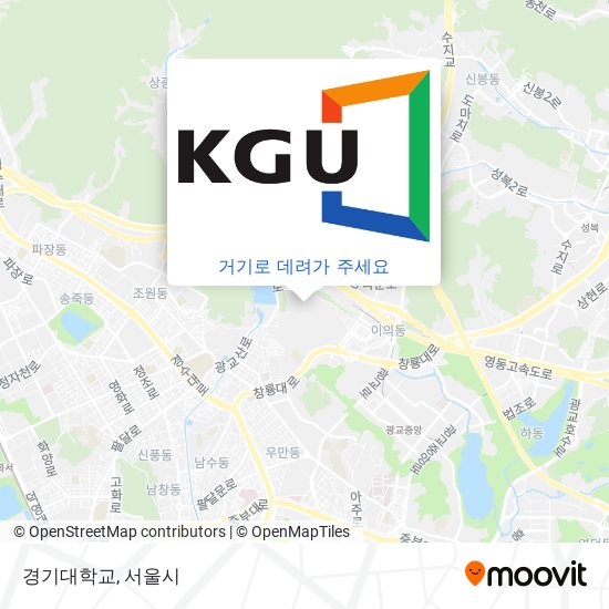 경기대학교 지도