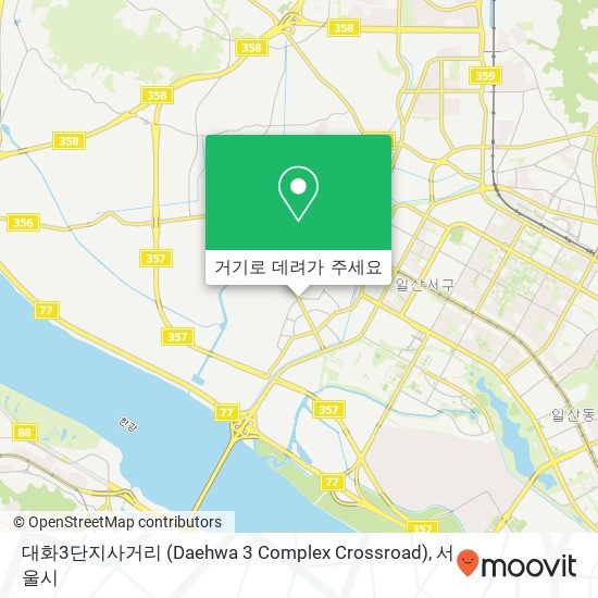대화3단지사거리 (Daehwa 3 Complex Crossroad) 지도