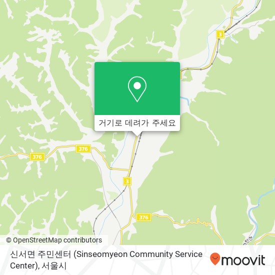 신서면 주민센터 (Sinseomyeon Community Service Center) 지도