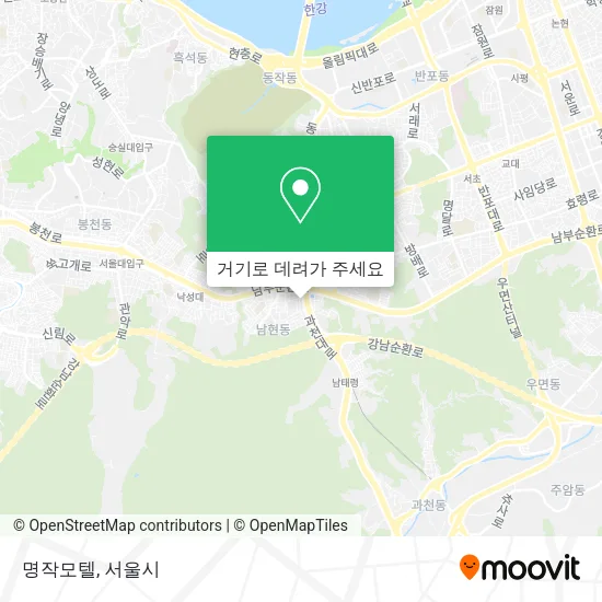 명작모텔 지도