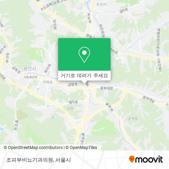 조피부비뇨기과의원 지도