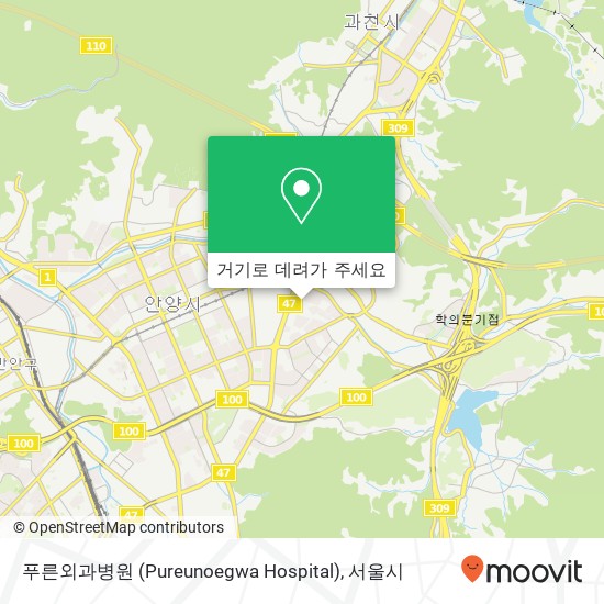 푸른외과병원 (Pureunoegwa Hospital) 지도