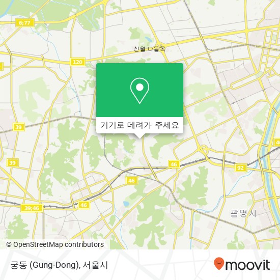 궁동 (Gung-Dong) 지도