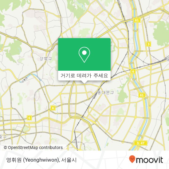 영휘원 (Yeonghwiwon) 지도