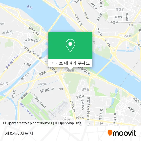 개화동 지도