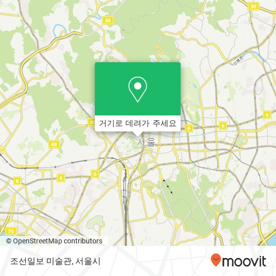 조선일보 미술관 지도