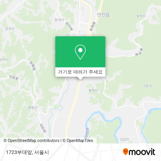 1723부대앞 지도